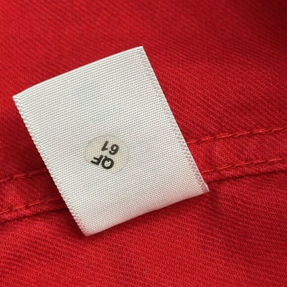 Talbots Classic Red Denim Jacket Size LP NWOT - Picture 14 of 14